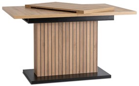 Bővíthető asztal 130 - 180 cm artisan tölgy fekete Giant