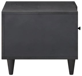 vidaXL Dohányzóasztal Sokszínű 80 x 50 x 40 cm Tömör Mangófát