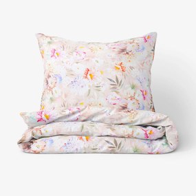 Goldea pamut ágyneműhuzat deluxe - színponpás tavaszi kert 200 x 200 és 2db 70 x 90 cm