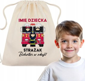 Bézs iskolatáska leendő tűzoltónak Hős Akcióban!