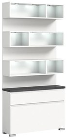 Shoelove bútorszett LED világítással fehér-szürke