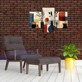 Kép - Kubista vázák (90x60 cm)