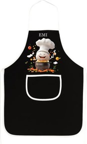 EMI Gusto konyhai kötény, Fekete