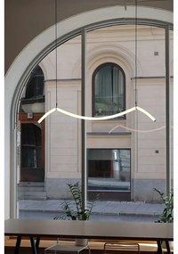 Fekete-fehér LED függőlámpa Melt – Markslöjd