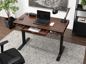 PC asztal Osto 120 (dió + fekete). 1109828