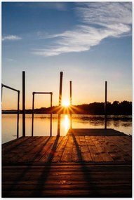 Poszterek 80x120 Naplemente hĂd