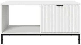 Dohányzóasztal Fehér 90 x 49 x 46 cm Faanyag