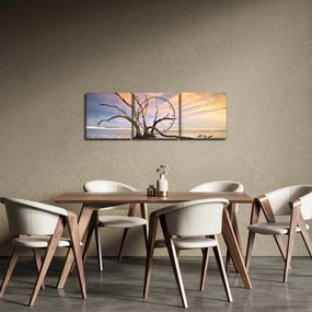 Egy fa képe az óceánban (órával) (90x30 cm)