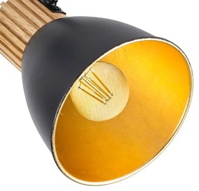 Brilagi - Spotlámpa ODENSE 3xE14/10W/230V kaucsukfa/fekete