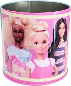 Barbie Happy Thoughts fém ceruzatartó 10,5 cm