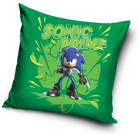 Sonic a sündisznó Green párnahuzat 40x40 cm Velúr