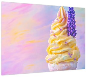 Kép - Levendulás fagylalt (70x50 cm)