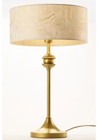 Jupiter 2112 - Asztali lámpa KASZMIR 1xE27/15W/230V fehér/arany/márvány dekor