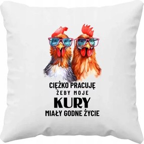 Keményen dolgozom, hogy csirkéimnek tisztességes életük legyen ajándék párna