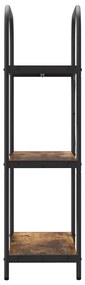 Könyvespolc Füstölt tölgy 60 x 30 x 109 cm Faanyag