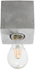 SOLLUX SL-0681 ARIZ Kocka Mennyezeti Lámpa Szürke E27 IP20
