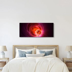 Modern rózsaszín absztrakció képe (120x50 cm)