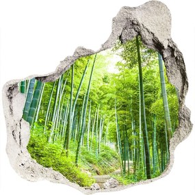 3d-s lyuk vizuális effektusok matrica Bambusz erdő nd-p-60510509