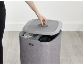 Tota szürke textil szennyeskosár, 60 l - Joseph Joseph