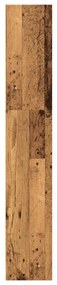 antik fa színű szerelt fa könyvespolc 80 x 24 x 143 cm