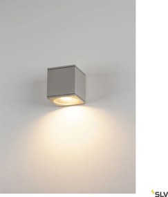 SLV 229564 THEO Modern Kültéri Fali Lámpa Átlátszó, Szürke GU10/ES111 IP44