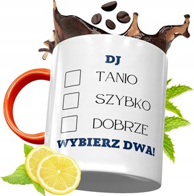 Narancssárga Bögre Dja Ajándék fényképes nyomtatással