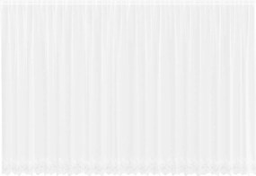 vidaXL Csipkés Függöny függönyökkel Fehér 220 x 600 cm Poliészter