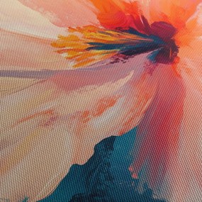 Kép - Festett virág (90x60 cm)