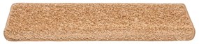 20 db lépcsőszőnyeg, 65 x 21 x 4 cm, bézs, téglalap alakú széllel