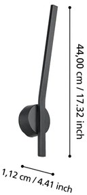 Eglo 900681 - LED Kültéri fali lámpa TAPARITA LED/11W/230V IP55