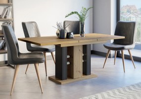 Étkezőasztal Wamo (artisan + fekete) (6-8 fő részére). 1055272