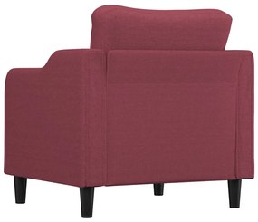 vidaXL bordó szövet kanapéfotel 60 cm