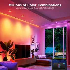 KÉSZLET 2x LED RGBWW Dimmelhető izzó GU10/4,8W/230V 2700-6500K Wi-Fi - Govee