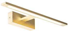 Fali lámpa sárgaréz 41,5 cm LED-del IP44 - Jerre