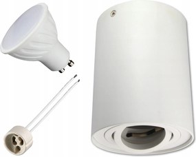 Falra Szerelhető mozgatható spot lámpatest Fehér Led GU10 2W