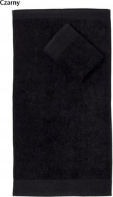 Puha törölköző 50x100 fekete