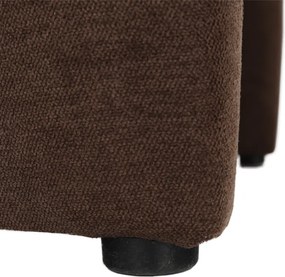 Klub fotel puffal, barna, ROSE