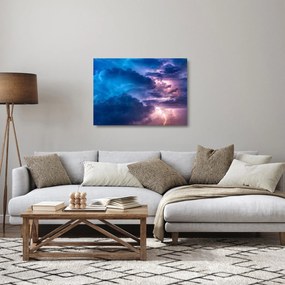 A felhők képe (üvegen) (70x50 cm)