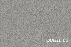 Aura kárpitozott ágy ágyneműtartóval 160x200 cm - szürke Quelle 83 bouclé