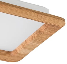LED Beépíthető lámpa WOODY SPOT LED/17W/230V 3000K tölgy 18,5x18,5 cm