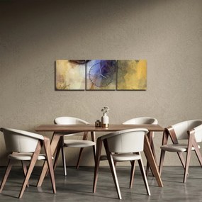 Kép - női portré, rajz (órával) (90x30 cm)
