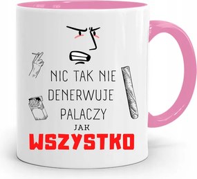 Dohányosoknak 420 Cbd Bögre Rózsaszín Ajándék fényképes nyomtatással