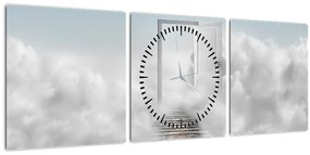 Kép - Ajtó a mennybe (órával) (90x30 cm)