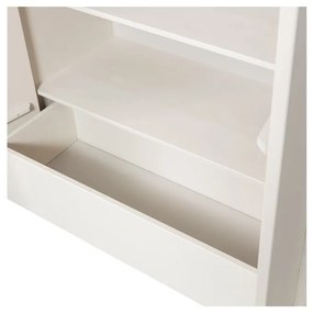 Krémszínű borovi fenyő moduláris szekrény 101x210 cm Basu – WOOOD