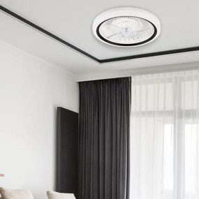 LED Mennyezeti lámpa ventilátorral GEMMA LED/37W/230V fehér + távirányító