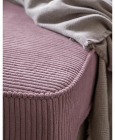 Törtrózsaszín kordbársony heverő (jobb oldali) Chic Charlotte – Miuform