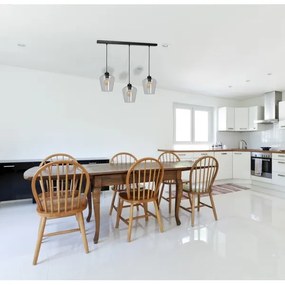 Csillár SANTIAGO 3xE27 / 60W / 230V átlátszó