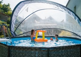 Medencekupola, Pool House Control, 366 cm, csővázas medencékhez