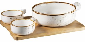 Mäser 4 részes tálalóedény-készlet tálcával PintarI