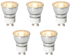 5 db-os GU10 3 lépésben szabályozható LED izzó 35 mm 4W 220 lm 2700K